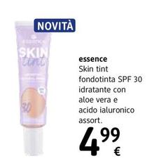Offerta per Essence - Skin Tint Fondotinta SPF 30 Idratante a 4,99€ in dm