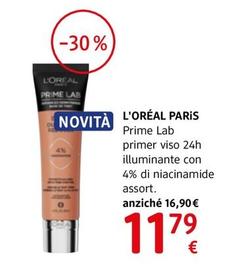 Offerta per L'Oréal Paris - Prime Lab Primer Viso 24h Illuminante  a 11,79€ in dm