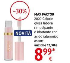 Offerta per Max Factor - 2000 Calorie Gloss Labbra Rimpolpante E Idratante a 8,99€ in dm