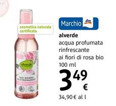Offerta per Alverde - Acqua Corpo Profumata Rinfrescante a 3,49€ in dm