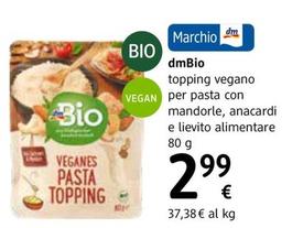 Offerta per DmBio - Topping Vegano Per Pasta Con Mandorle, Anacardi E Lievito Alimentare a 2,99€ in dm