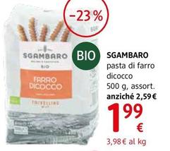 Offerta per Sgambaro - Pasta Di Farro a 1,99€ in dm
