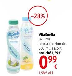 Offerta per Vitasnella - Le Linfe Acqua Funzionale a 0,99€ in dm