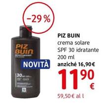 Offerta per Piz Buin - Crema Solare Spf 30 a 11,9€ in dm