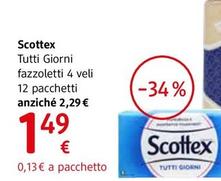 Offerta per Scottex - Tutti Giorni Fazzoletti 4 Veli a 1,49€ in dm
