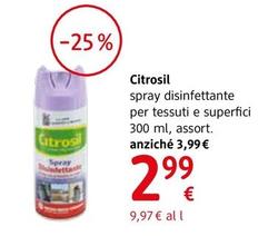 Offerta per Citrosil - Spray Disinfettante Per Tessuti a 2,99€ in dm