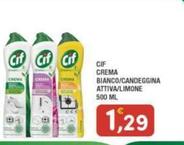 Offerta per Cif - Crema Bianco/ Candeggina Attiva/ Limone a 1,29€ in Maury's