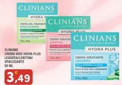 Offerta per Clinians - Crema Viso Hidra Plus Leggera/ Lenitiva/ Opacizzante a 3,49€ in Maury's