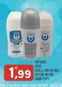 Offerta per Infasil - Deo Roll On/ Stick a 1,99€ in Maury's