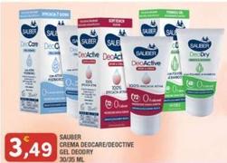 Offerta per Sauber - Crema Deocare/ Deoctive Gel Deodry a 3,49€ in Maury's
