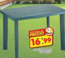 Offerta per Tavolo Resina Verde a 16,99€ in Maury's