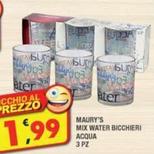 Offerta per Maury's - Mix Water Bicchieri Acqua a 1,99€ in Maury's
