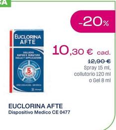 Offerta per  Euclorina Afte  a 10,3€ in Lloyds Farmacia/BENU