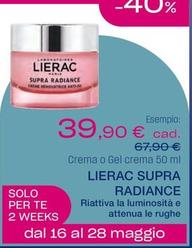 Offerta per Lierac - Supra Radiance a 39,9€ in Lloyds Farmacia/BENU