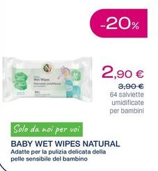 Offerta per Natural - Baby Wet Wipes a 2,9€ in Lloyds Farmacia/BENU