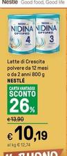 Offerta per  Nestlé - Latte Di Crescita Polvere Da 12 Mesi O Da 2 Anni a 10,19€ in Iper La grande i