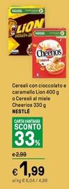 Offerta per Nestlè - Cereali Con Cioccolato E Caramello Lion a 1,99€ in Iper La grande i
