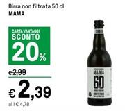 Offerta per Mama - Birra Non Filtrata a 2,39€ in Iper La grande i