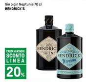 Offerta per Hendrick's - Gin O Gin Neptunia in Iper La grande i