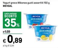Offerta per Mevgal - Yogurt Greco Mikonos a 0,89€ in Iper La grande i