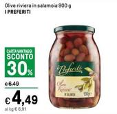 Offerta per I Preferiti - Olive Riviera In Salamoia a 4,49€ in Iper La grande i