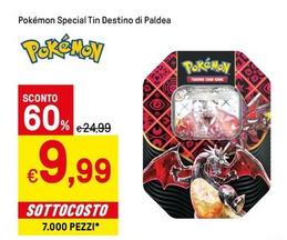 Offerta per Pokémon Special Tin Destino Di Paldea a 9,99€ in Iper La grande i