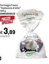 Offerta per Sanguedolce - Formaggio Fresco "Esplosione Di Latte" a 3,89€ in Iper La grande i