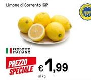 Offerta per  Limone Di Sorrento IGP  a 1,99€ in Iper La grande i