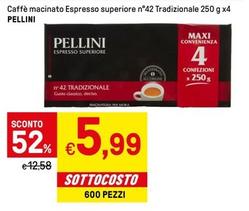 Offerta per Pellini - Caffè Macinato Espresso Superiore N°42 Tradizionale a 5,99€ in Iper La grande i