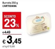 Offerta per L'Artigiana - Burrata a 3,45€ in Iper La grande i