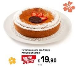 Offerta per Produzione Iper - Torta Frangipane Con Fragole a 19,9€ in Iper La grande i