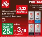 Offerta per Illy - 10 Capsule Caffé Compatibili Nespresso a 3,19€ in Iper La grande i
