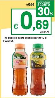 Offerta per Fuzetea - The Classico O Zero a 0,69€ in Iper La grande i