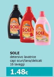 Offerta per Sole - Detersivo Lavatrice Capi Scuri a 1,48€ in Tigotà