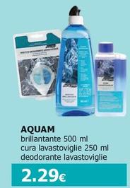 Offerta per Aquam Brillantante Cura Lavastoviglie, Deodorante Lavastoviglie a 2,29€ in Tigotà