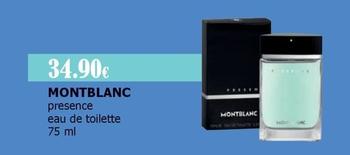 Offerta per Mont Blanc - Presence Eau De Toilette a 34,9€ in Tigotà
