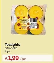 Offerta per Tealights Citronella a 1,99€ in Prodet