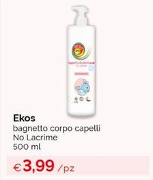 Offerta per Ekos - Bagnetto Corpo Capelli No Lacrime a 3,99€ in Prodet