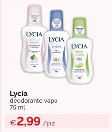 Offerta per Lycia - Deodorante Vapo a 2,99€ in Prodet
