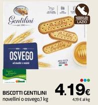 Offerta per Gentilini - Biscotti a 4,19€ in Superconti