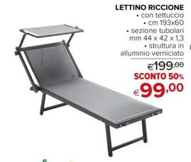 Offerta per Lettino Riccione a 99€ in Iperal