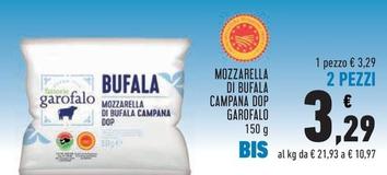 Offerta per Garofalo - Mozzarella Di Bufala Campana DOP a 3,29€ in Conad