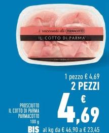 Offerta per Parmacotto - Prosciutto Il Cotto Di Parma a 4,69€ in Conad