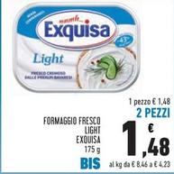Offerta per Exquisa - Formaggio Fresco Light a 1,48€ in Conad