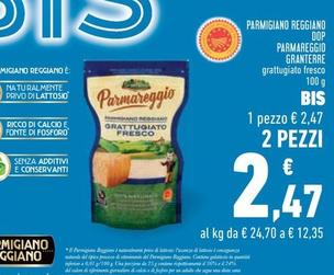 Offerta per Granterre - Parmigiano Reggiano DOP Parmareggio a 2,47€ in Conad