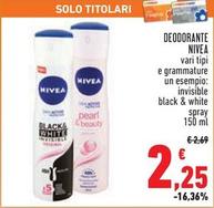 Offerta per Nivea - Deodorante a 2,25€ in Conad