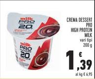 Offerta per Milk - Crema Dessert Pro High Protein a 1,39€ in Conad
