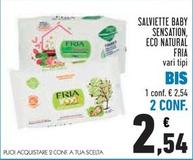 Offerta per Fria - Salviette Baby Sensation, Eco Natural a 2,54€ in Conad