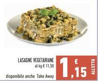 Offerta per Lasagne Vegetariane a 1,15€ in Conad