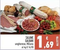 Offerta per Galbani - Salame a 1,69€ in Conad